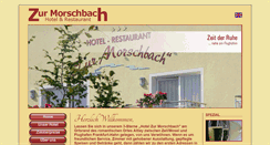 Desktop Screenshot of morschbach.de