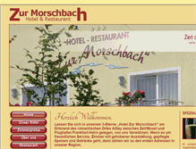 Tablet Screenshot of morschbach.de